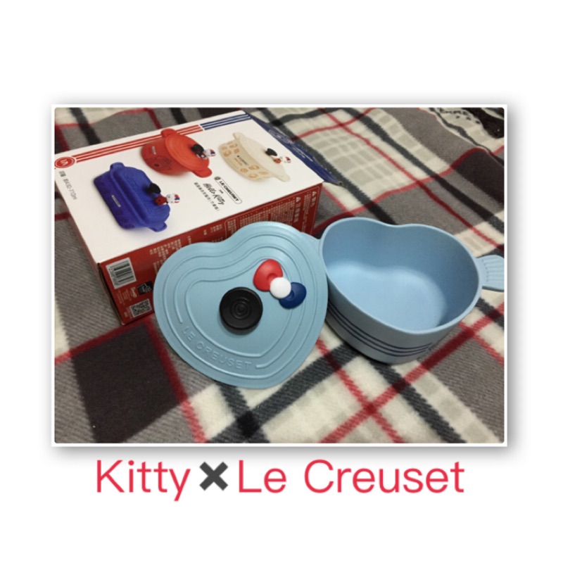 711集點 《Le creuset for Hello Kitty》鑄鐵鍋造型餐具（竹纖維）