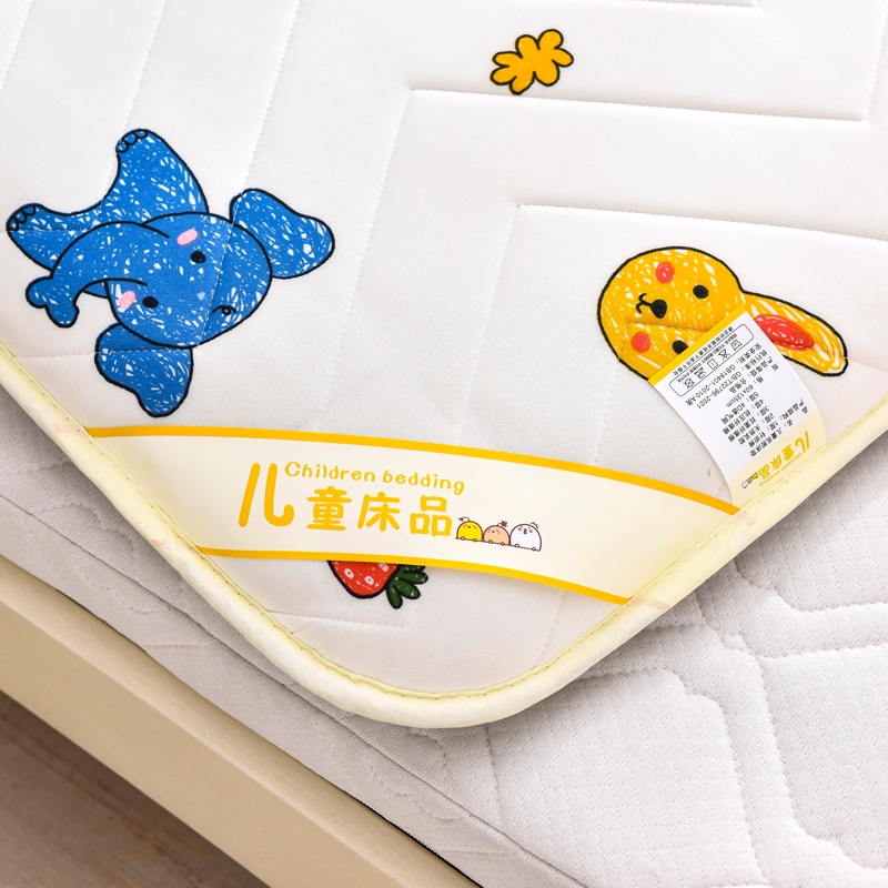 純棉乳膠寶寶床墊 可水洗嬰兒床墊 幼稚園床墊 嬰兒床床墊 透氣 兒童寶寶床墊 純棉卡通床墊