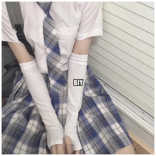 冰絲冰袖夏季JK日系風防紫外線防曬袖套防護手臂學生男女韓版 -kitty