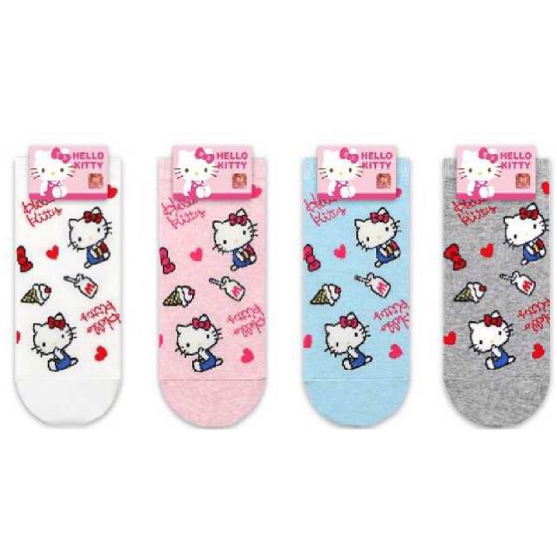 (現貨)韓國製 KIKIYA Hello Kitty 短襪
