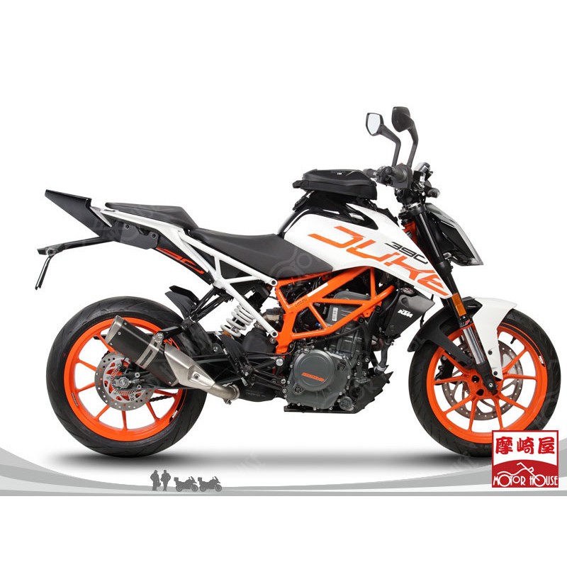 西班牙SHAD士林經銷商《摩崎屋》公司貨KTM Duke 390 17~20搭配SHAD貨架 +後箱 環島必備