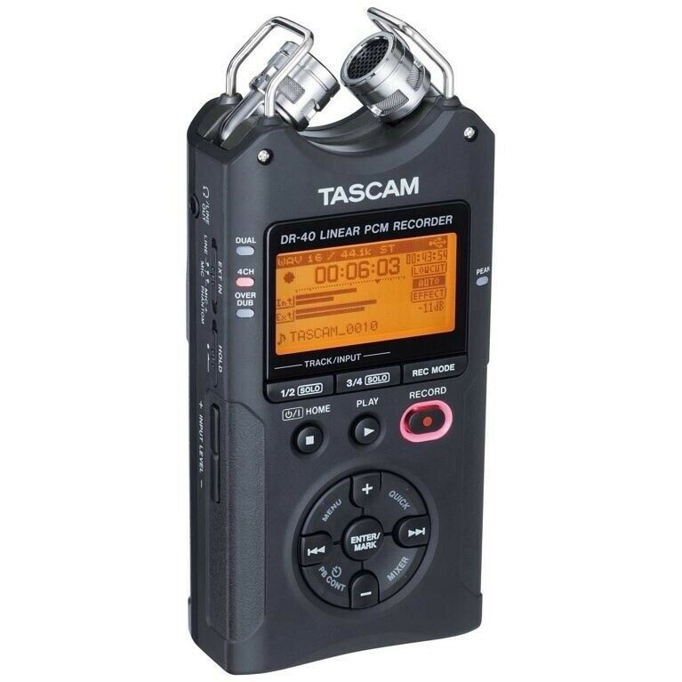 ｜台北東區出租｜Tascam DR40 V2 錄音機 出租 租借 麥克風 收音