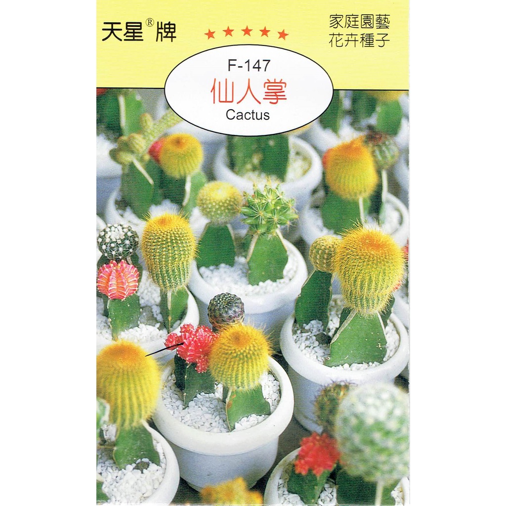 尋花趣 仙人掌(Cactus)【特殊種子】天星牌 小包裝種子  產地:台灣
