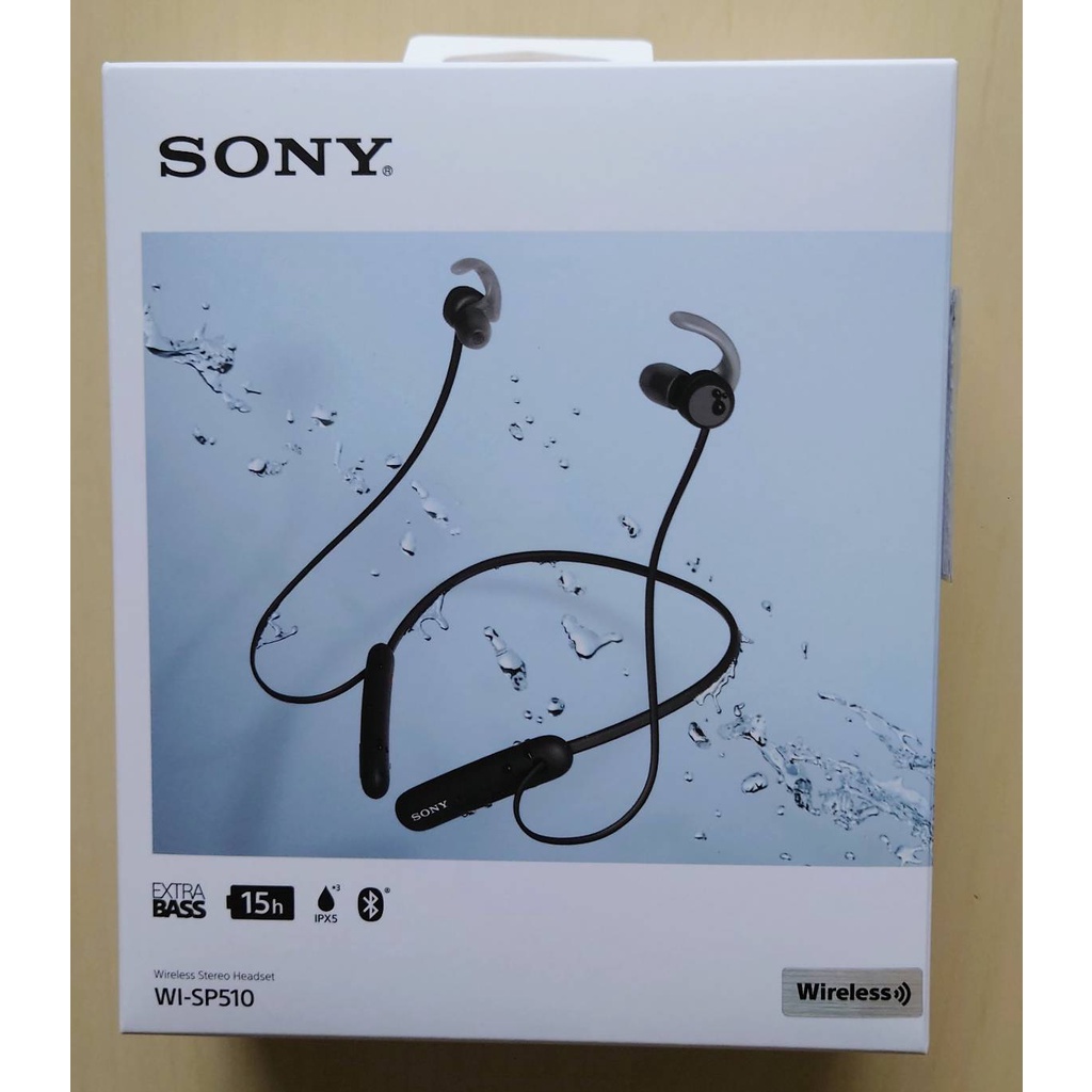 【佩姬良品】免運 全新 現貨SONY WI-SP510 運動無線入耳式耳機【黑色】