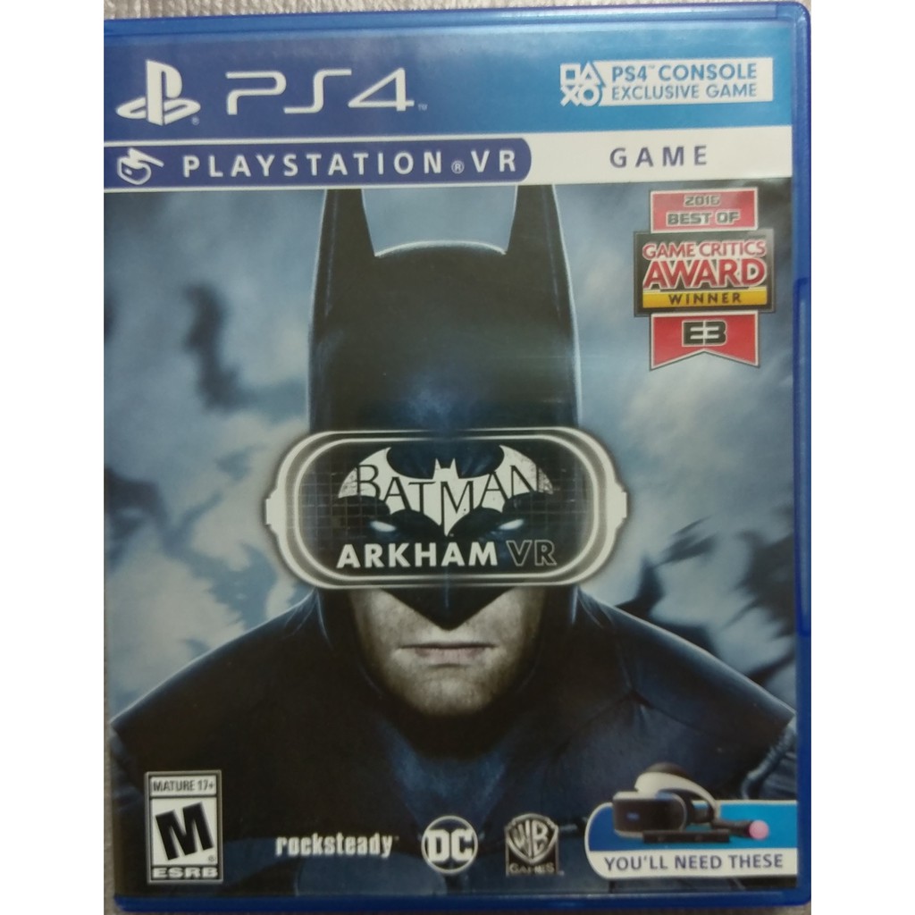 PS4 VR 蝙蝠俠 阿卡漢 VR 英文版 Batman: Arkham VR