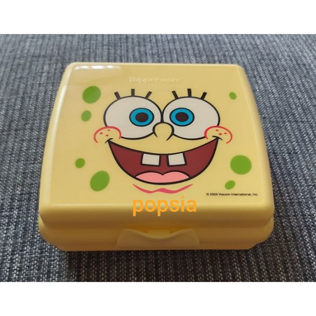 Tupperware Spongebob Keeper【Popsia特百惠美國海綿寶寶三明治盒(1)】現貨