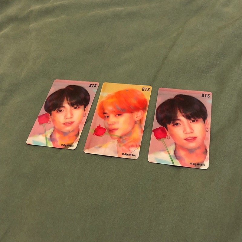 BTS 防彈少年團 MTPR x Boy With Luv 隱眼小卡