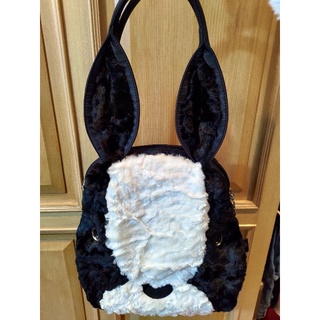 (免運) Morn creations 兔子肩揹包 兔子 絨毛 兔子包包 肩背包