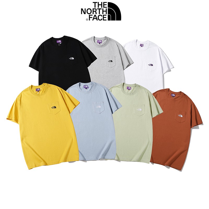 新款  高品質 THE NORTH FACE 北面 紫標 Tee短袖 純棉 夏季 男女同款 T恤