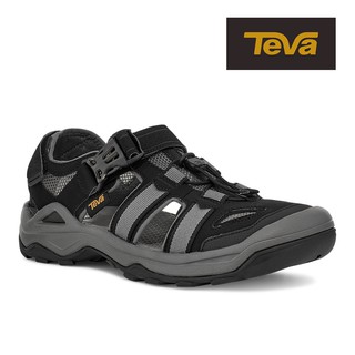 【TEVA】男護趾涼鞋 護趾水陸機能運動涼鞋/雨鞋/水鞋- Omnium 2 黑色 (原廠)