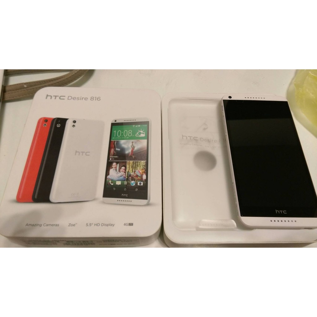 自售免運HTC Desire 816 4G LTE空機 含8G記憶卡/盒/充電器/傳輸線 5.5吋大螢幕
