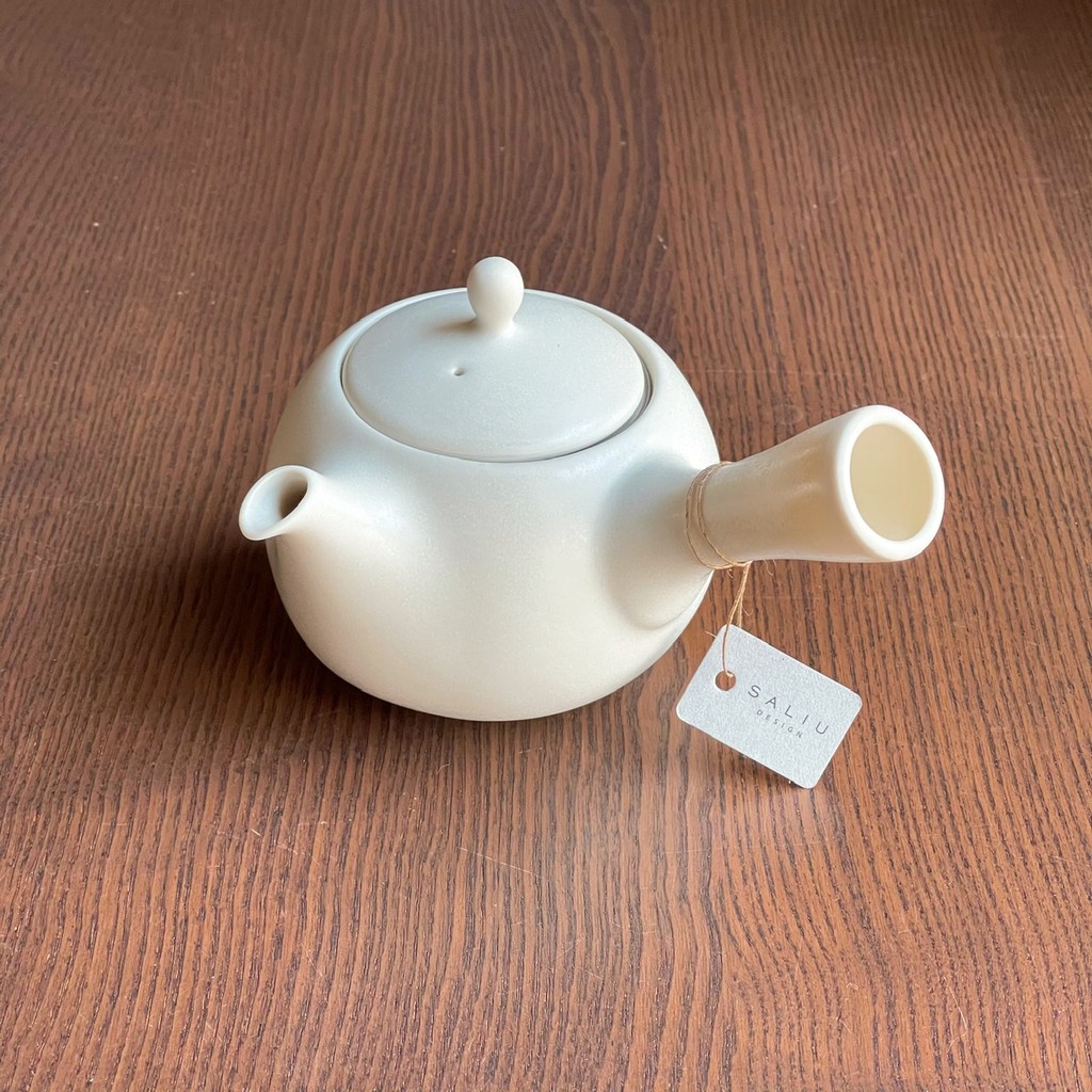 Saliu 日本製急須壺 日式陶藝茶壺 330ml 附濾茶網 Yui 結系列 家廚小宴 蝦皮購物