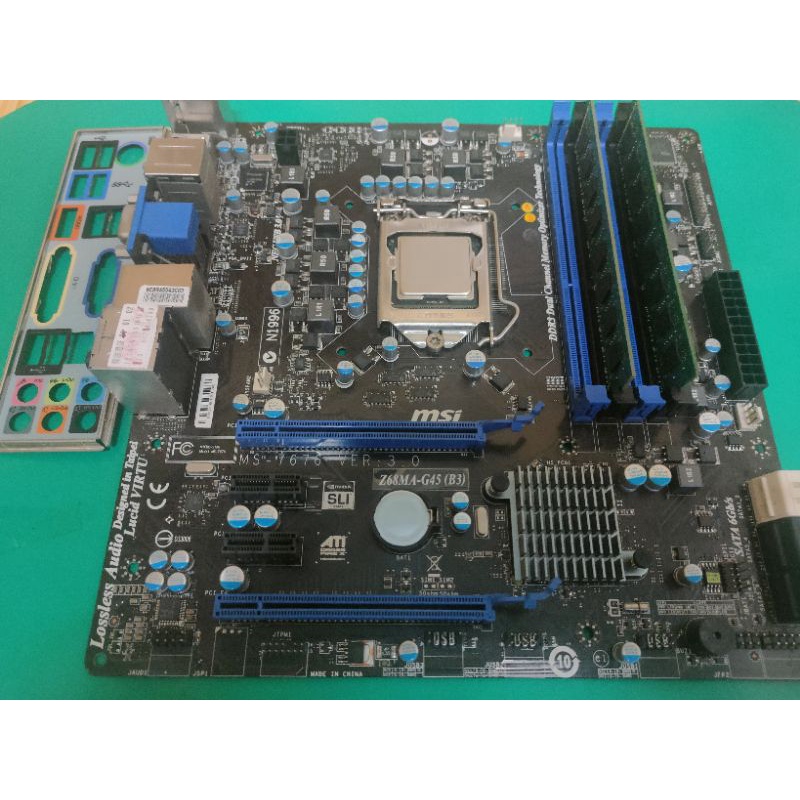 msi Z68MA-G45(B3)+CPU i5-2500K 3.30G/1155腳位