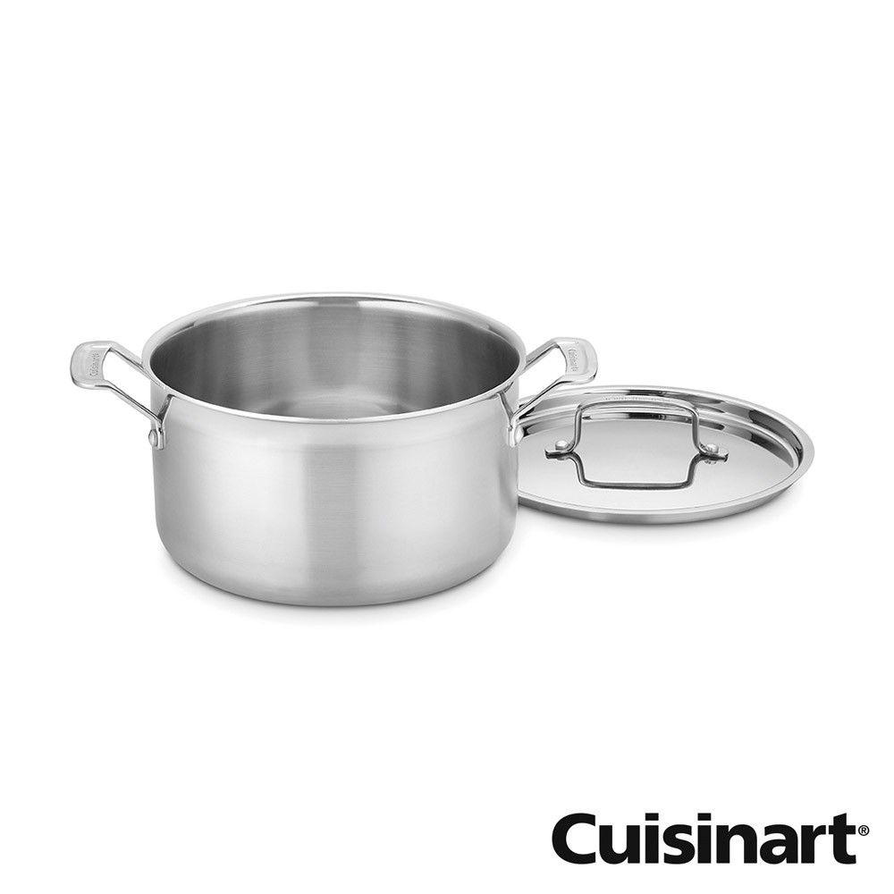 Cuisinart美膳雅 專業級不鏽鋼湯鍋 5.7L/24cm(MCP44-24NTW)