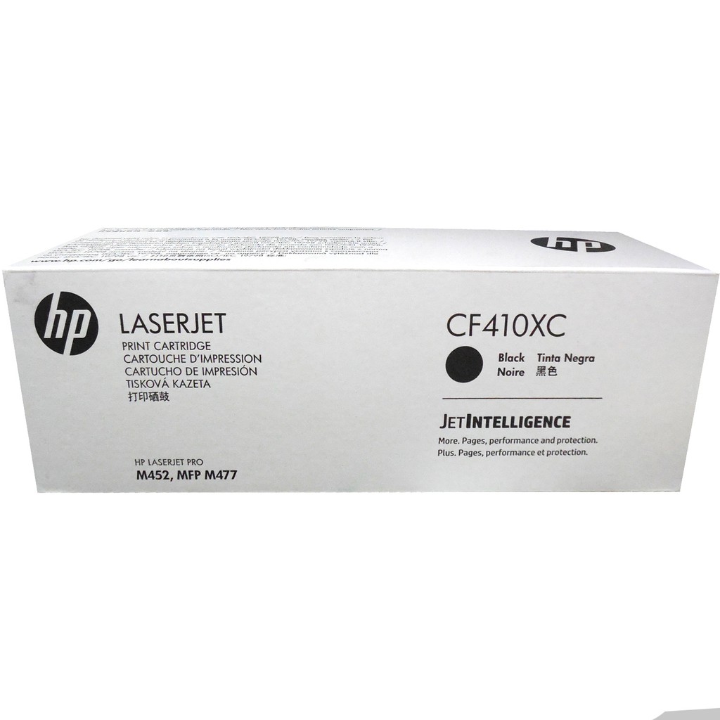 【HP 惠普】410XC 白盒包裝 黑色高容量 LaserJet 碳粉匣