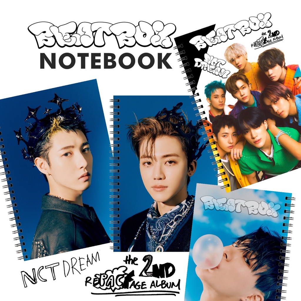 NCT Dream 筆記本 BEATBOX A6 書 Kpop Jeno Chenle Haechan 標記