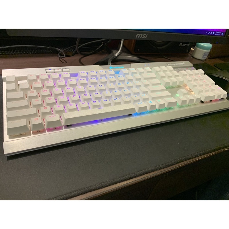 海盜船K70 MK2 SE 白色 銀軸