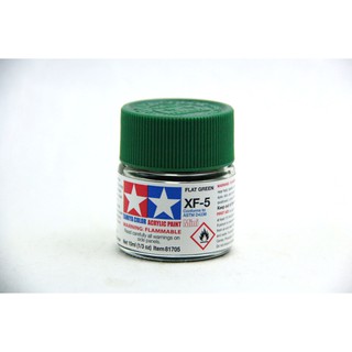 ◆弘德模型◆ 田宮 壓克力漆 XF-5 消光綠 10ml Flat Green Tamiya 水性 81705
