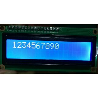 LCD 1602 5V LCM IIC I2C 16*2 藍色畫面 液晶模組 Arduino 藍底白字