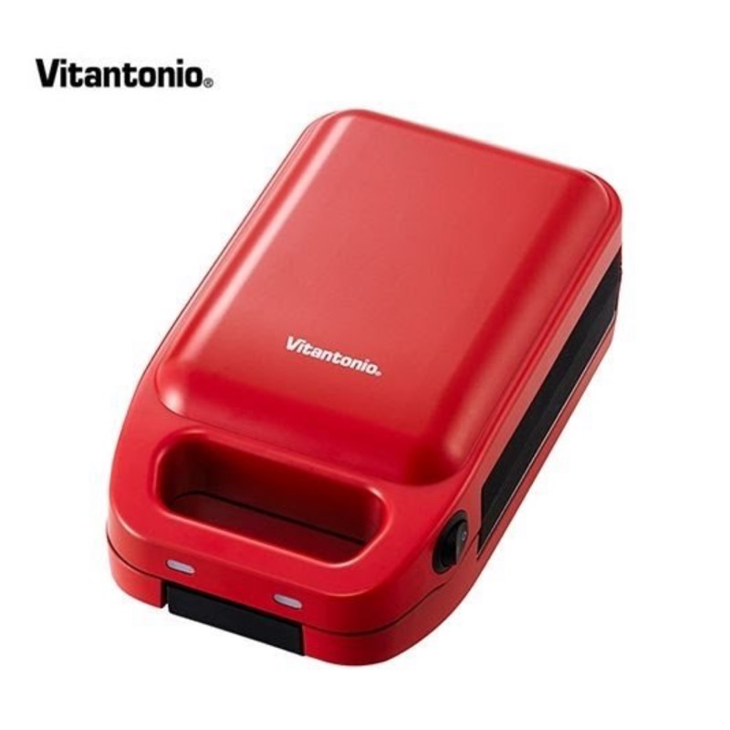 全新 Vitantonio 厚燒熱壓三明治機 番茄紅 VHS-10B-TM