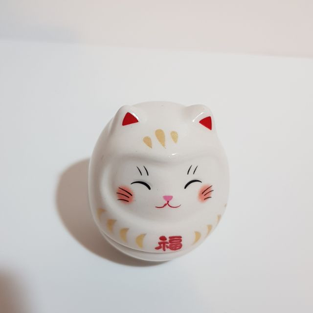 日本陶瓷招財貓達摩不倒翁擺飾開運招福緣起物