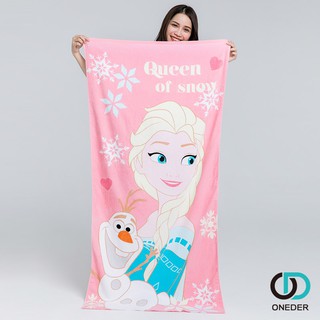 【ONEDER旺達】Disney迪士尼 冰雪奇緣大浴巾 吸水毛巾 海灘巾FZ-DC007