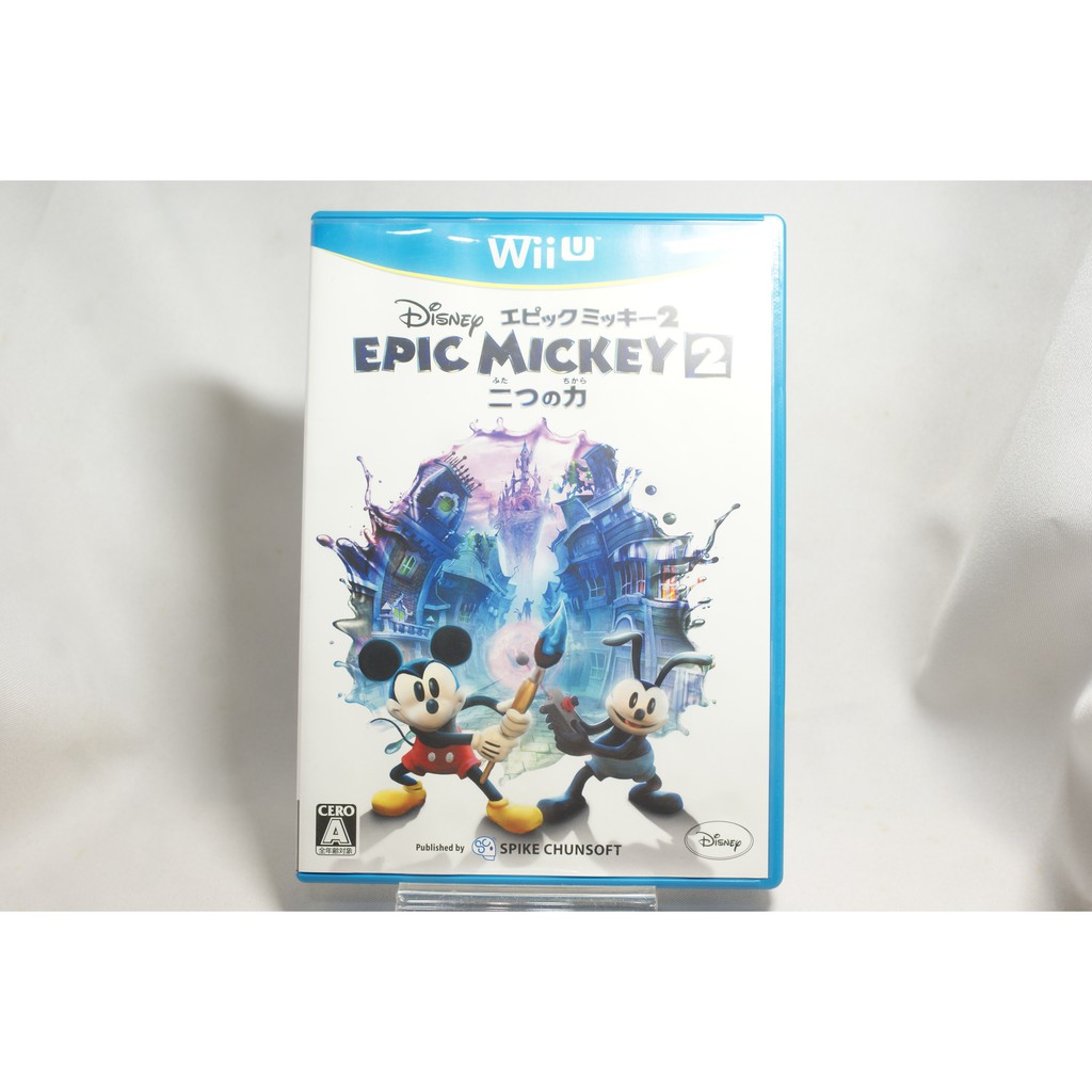 耀西 二手純日版任天堂wii U Wiiu 傳奇米奇2 二人之力含稅附發票 蝦皮購物