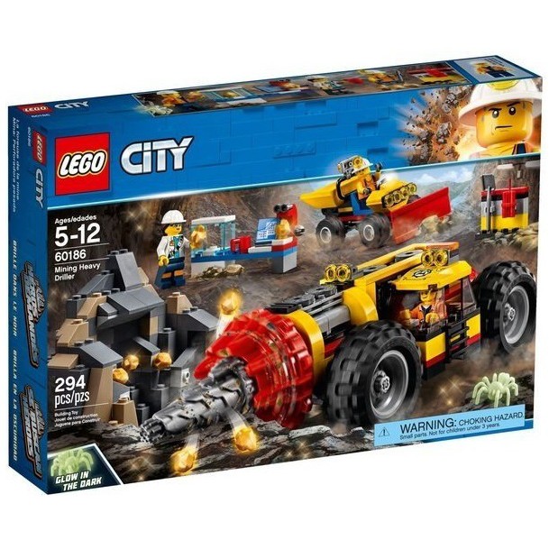 {野孩子} LEGO 樂高 CITY 城市系列 Mining Heavy Driller 採礦重型鑽孔機  60186