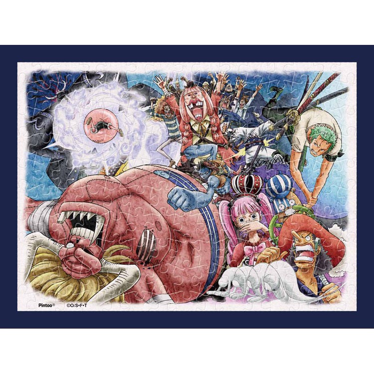 Ensky  恐怖三桅帆船  150片  拼圖總動員 海賊王 One Piece 迷你塑膠 附藍色框 日本進口拼圖 特價
