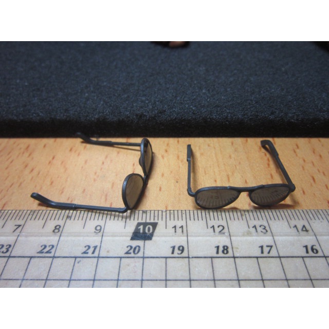 RQ3休閒部門 ES特勤PMC款1/6復古型太陽眼鏡一副(墨鏡片) mini模型