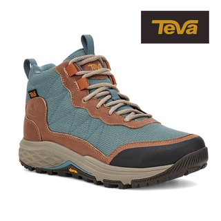 TEVA Ridgeview Mid 女高筒戶外多功能登山鞋/休閒鞋 (棕褐色/鋼藍色TV1116631TTRP)