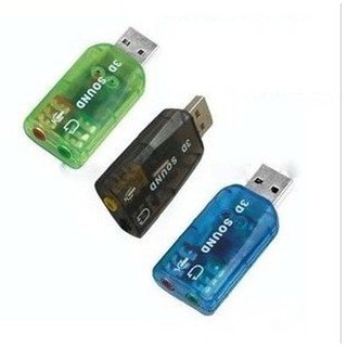 [智信] 全新 USB 3D音效卡 立體聲 麥克風輸入 7.1聲道 音源卡 音效卡 即插即用 免驅動