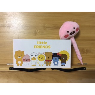 ［全新］全家 little FRIENDS Kakao Friends 絨毛大頭筆 little APEACH 款