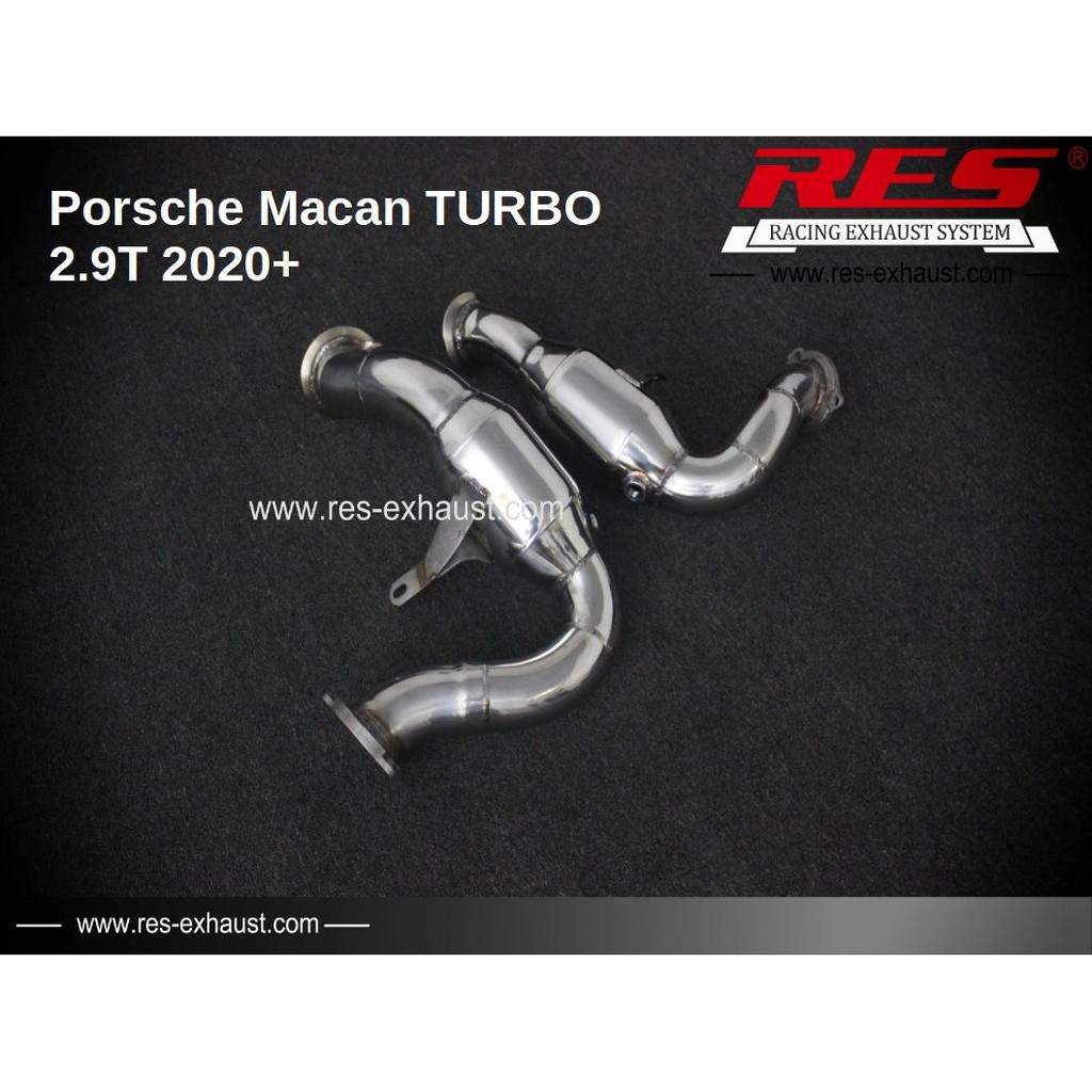 【RES排氣管】Porsche Macan TURBO 2.9T 2020+不鏽鋼/鈦 當派 電子閥門 JK總代理