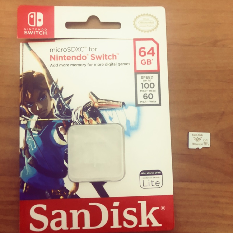 「二手」［SanDisk]Switch專用64GB記憶卡