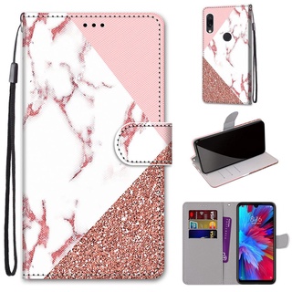 20款圖案 時尚彩繪皮套 小米 紅米 Note 7 Pro 手機殼 紅米 Note7 掀蓋保護殼 掛繩 翻蓋皮套 支架