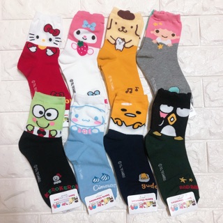 〒藍色海洋〒㊣Hello Kitty襪子 美樂蒂 布丁狗 Kiki&Lala 大眼蛙 大耳狗 蛋黃哥 酷企鵝