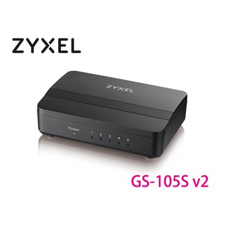 ZyXEL 合勤 GS-105S V2 5埠 網路交換器 節能 Gigabit HUB 集線器