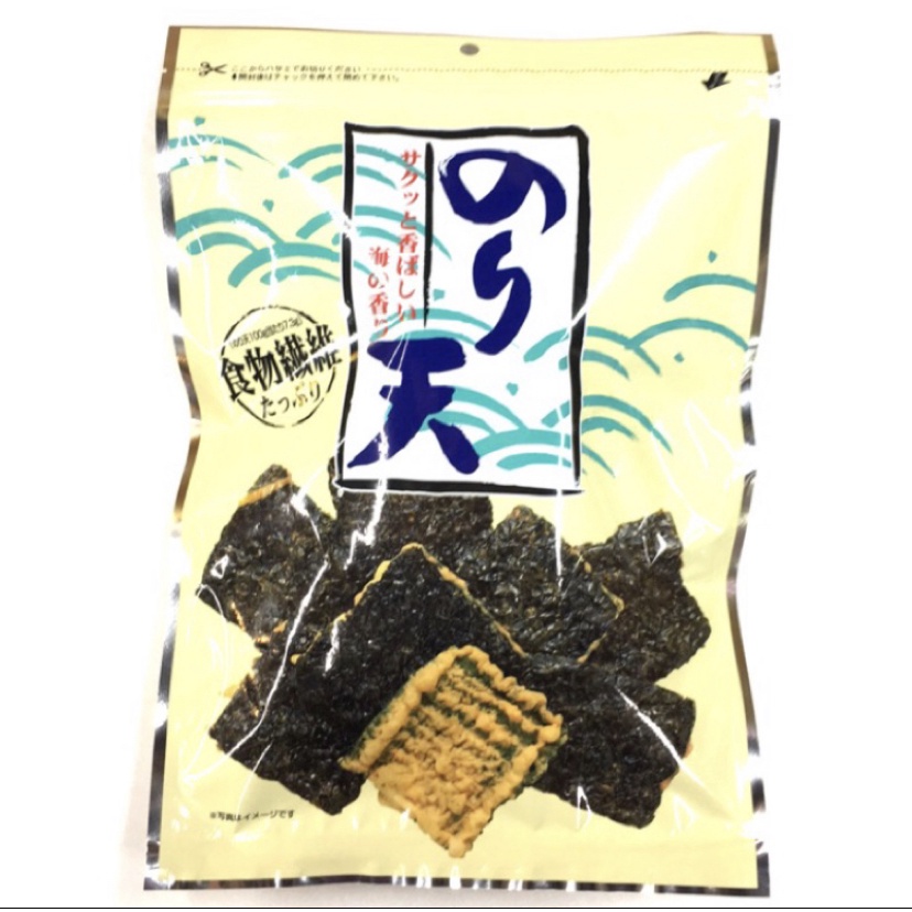 日本 Maruka 井上瀨戶 天婦羅海苔餅乾/芥末口味/原味