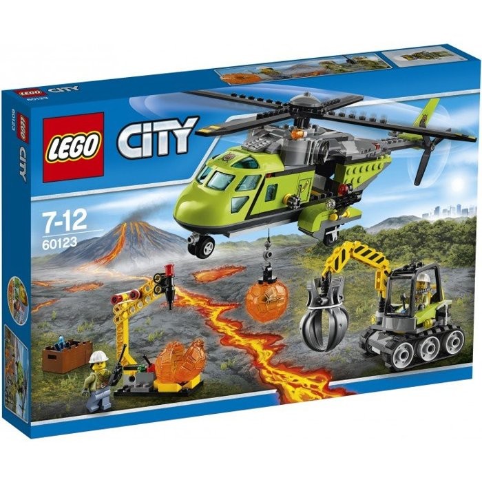 日安樂高 LEGO 60123 火山載運直升機