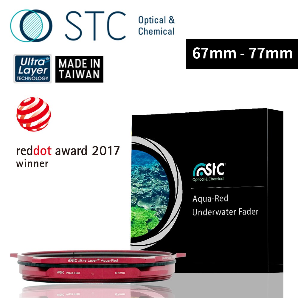 【STC】Aqua-Red Underwater Fader 水深調整式潛水濾鏡 67mm-77mm