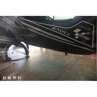 彩貼藝匠 SMAX 一代 內裝側下邊貼（一對）卡夢 模擬鍛造碳纖維 車膜 貼紙 防刮 遮傷 機車貼紙