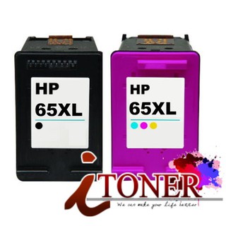 HP NO.65 / 65XL 黑色+ 彩色環保墨水匣 HP DeskJet 3720 / 3721 / 3723