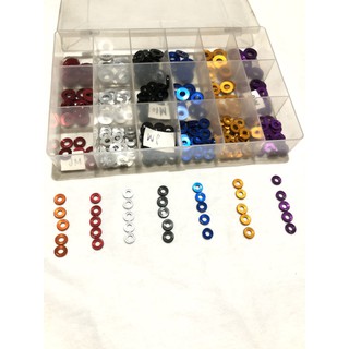◎歐叭小舖◎ POSH 墊片 彩色墊片 螺絲墊片 CNC 鋁合金 M5 M6 M8 M10 白鐵螺絲 彩鈦螺絲 洞洞墊片