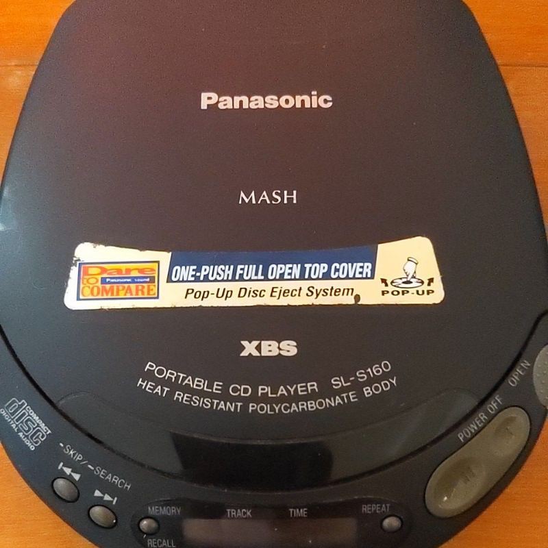 日製 零件機Panasonic SL-S160隨身光碟機 CD隨身聽