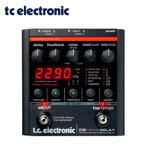 tc electronic ND-1 Nova Delay 空間系效果器【敦煌樂器】