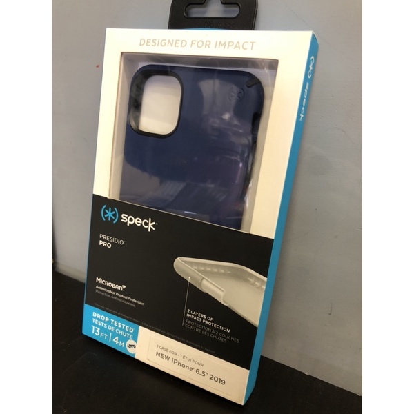 Speck Presidio pro iPhone 11 Pro Max 觸感防摔保護殼 海軍藍