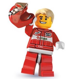 LEGO Minifigures Series 3 樂高3代 第3季 8803 #11賽車選手