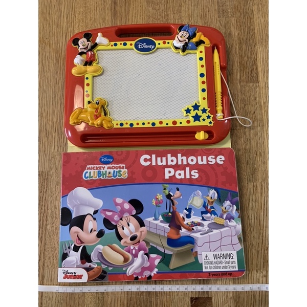 二手書 Disney 迪士尼Mickey Mouse clubhouse pals磁性白板英文書