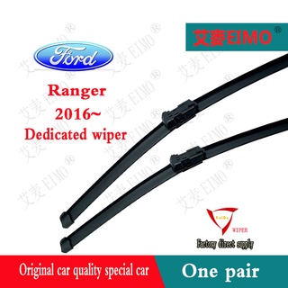 適用於福特 ranger 16+24 英寸高品質汽車擋風玻璃雨刷片(2016~2022)